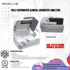 BIOELAB ES-380 AUTOMATED CLINICAL CHEMISTRY ANALYZER