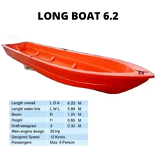 Perahu Nelayan Long Boat 6.2