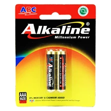 baterai ABC Alkaline AAA/baterai remote