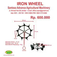 IRON WHEEL (Roda besi untuk tractor mini)