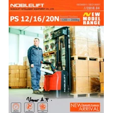 Hand Stacker Full Electric Noblelift - Harga Murah 1,5 Ton - 2 Ton
