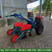 Alat Mesin Tanam Tugal Jagung Kedelai Sorgum TP2B dengan Traktor DF151