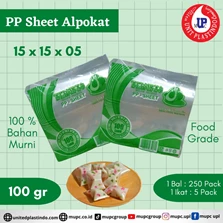 Plastik PP Sheet alpokat / plastik kue plastik kue basah