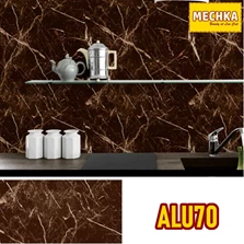 ALU70 - Sticker Motif Marmer Pelapis Furniture, Kitchen Set, Dapur dll