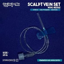  Onehealth Scalp Vein Set 23G/Wing needle 23G 