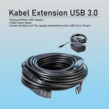 Aksesoris Kabel Tenveo Extension USB 3.0 :20 M
