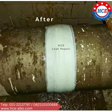 JASA ONLINE LEAK WRAPPING STRIGHT PIPE 6 INCH (MEDIA AIR) DI JAKARTA 