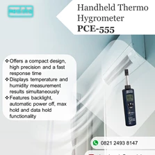 Handheld Thermo Hygrometer PCE-555