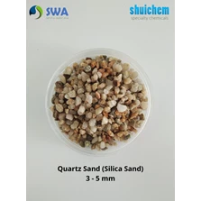 Quartz Sand (Silica Sand/ pasir silica) 3 - 5 mm
