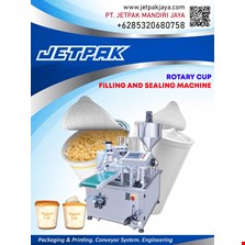ROTARY CUP FILLING AND SEALING MACHINE