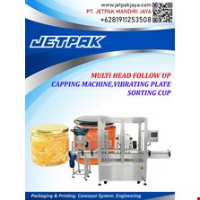 Multi Head Follow up Capping Machine Vibrating Plate Sorting Cup