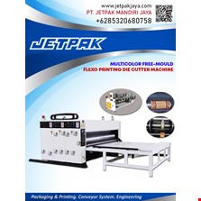 MULTICOLOR FREE-MOULD FLEXO PRINTING DIE CUTTER MACHINE