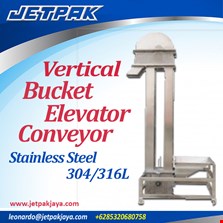 Vertical Bucket Elevator Conveyor Stainless Steel 304/316L 