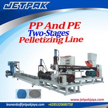 PP and PE Two-Stages Pelletizing Line Plastic Raw Materials 