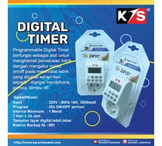 Timer Digital Kis 220v 16A 3600W