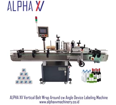 ALPHA XV 1 Side Servo Ecam Labeling Machine With Belt Wrap Around