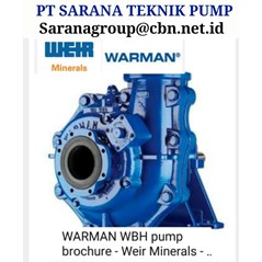 PUMP PT SARANA TEKNIK PUMP SUBMERSIBLE SLURRY WARMAN WEIR PAUMP