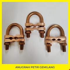Clamp Grounding U Bolt 2 Jalur