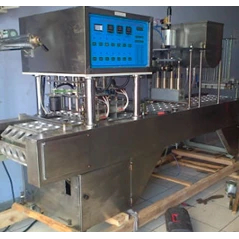 Mesin Cup Sealer 4 Line Pneumatic mesin produksi amdk 4 line