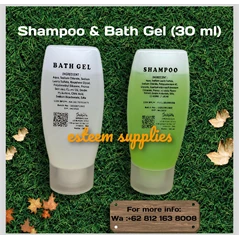 Shampoo dan Bath gel  atau Sabun Cair Hotel