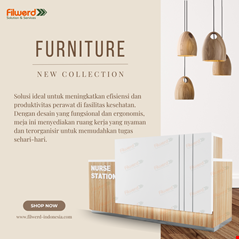 Nurse Station Medium - Furniture Custom - Meja Resepsionis Filwerd