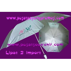 payung lipat 2 silver