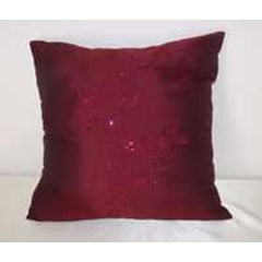 cushion cover offtone beads flower