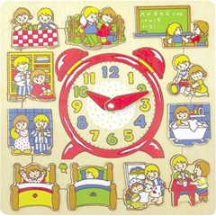 puzzle jam aktifitas