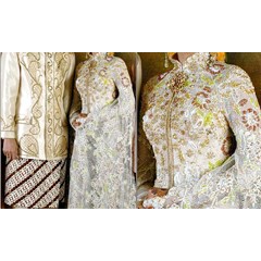 muslim weeding dress / baju pengantin muslim (used)