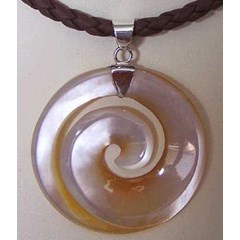 mother of pearl pendants silver / liontin kerang mutiara perak ukir