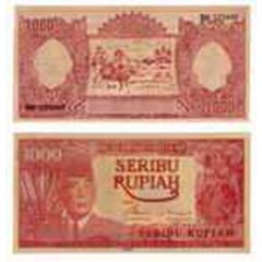 uang rp. 1000, - gambar soekarno 1964