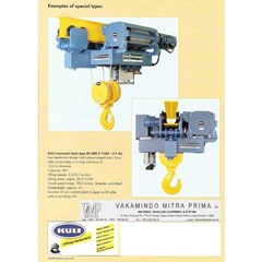 electric hoist merk kuli cap 3 s/d 125 ton