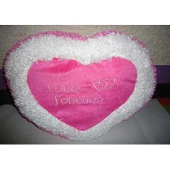 bantal love foroever rasfur l 44 cm