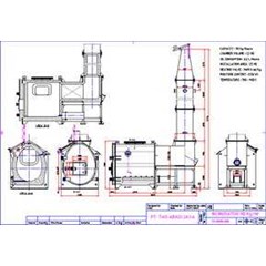 incinerator 90 kg/h.