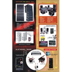 rental/ sewa sound system & alat band