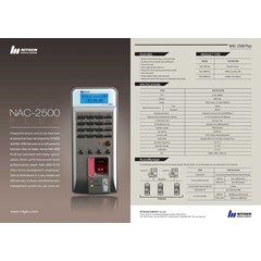 nitgen nac 2500 plus fingerprint access control + time attendance
