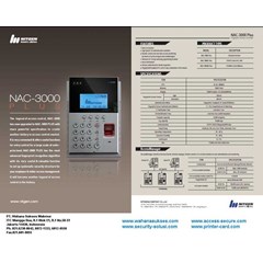 fingerprint access control + time attendance nitgen nac 3000 plus
