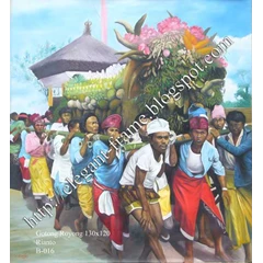 lukisan gotong royong