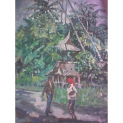 nagari minang (oil painting)