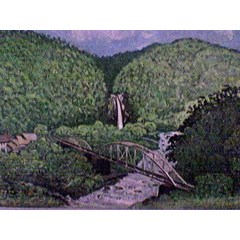 lembah anai (oil painting)