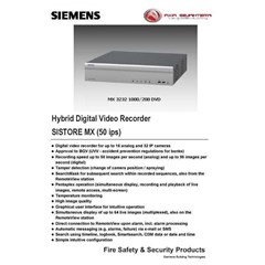 siemens dvr (digital video recording) siemens sistore mx3232