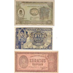 uang kertas bung karno, revolusi (terjual) trims