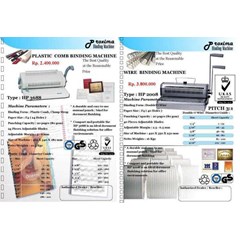 binding mesin, mesin binding jilid ; proxima 3688 & proxima 2008