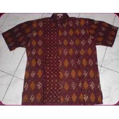kemeja batik lengan pendek