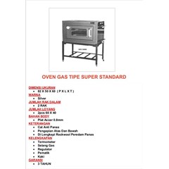oven    gas    roti/   kue    tipr    rumah    tangga    super    standard