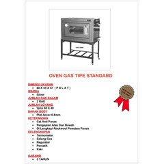 oven    gas    roti/   kue    tipr    rumah    tangga    standard