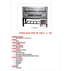 oven    gas    roti    /       kue    tipe    home    industri    2p    a.1    50