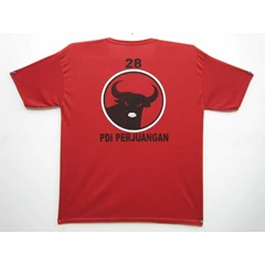 kaos partai demokrasi indonesia perjuangan ( pdip )