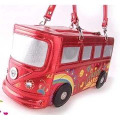 bus red