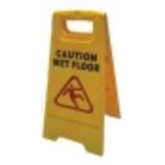 caution wet floor sign